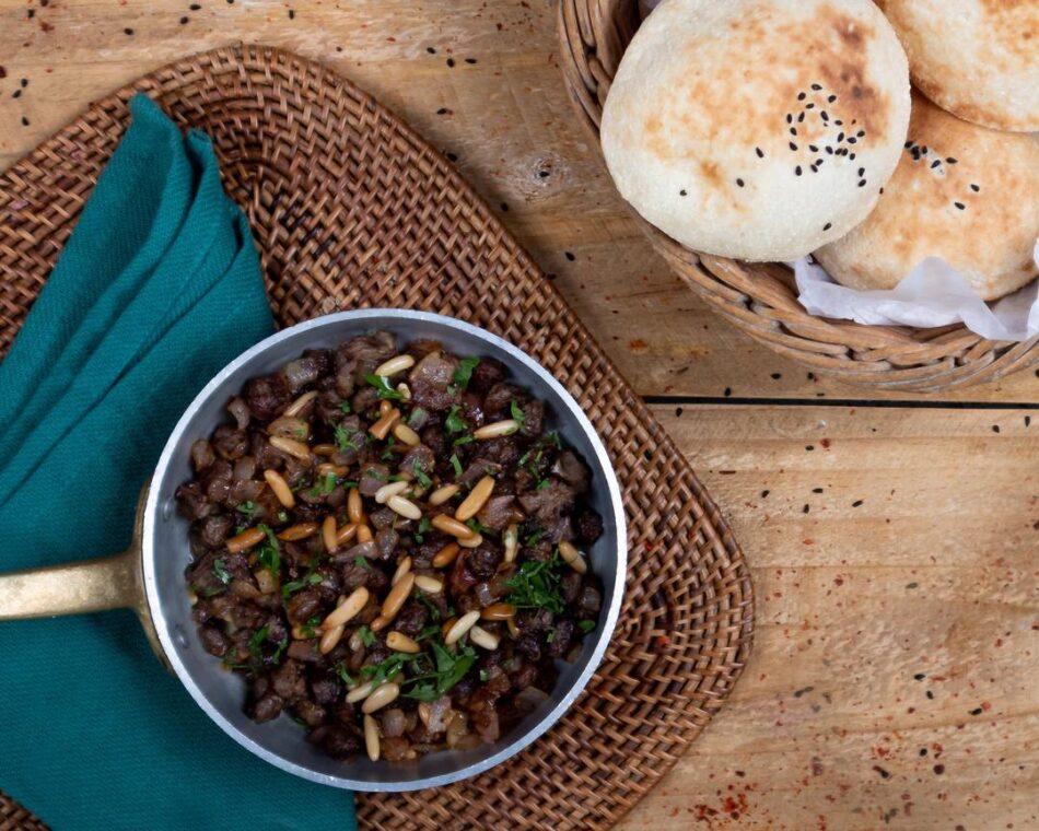 Ras Asfour with Pine Nuts